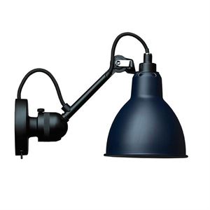 Lampe Gras N304 Applique Nero Opaco E Blu Opaco Con Interruttore