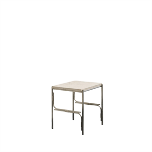 Louise Roe Axis Display Unit 01 Scaffalatura in acciaio inossidabile/marmo Ataija Azul