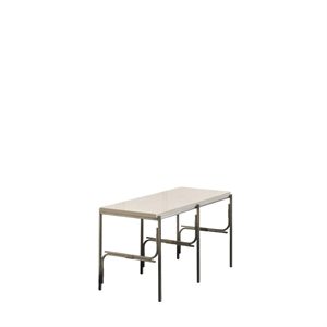 Louise Roe Axis Display Unit 02 Scaffalatura in acciaio inossidabile/marmo Ataija Azul