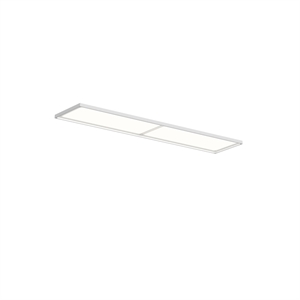 Plafoniera Louis Poulsen LP Slim con Diffusore Prismatico da Incasso 3000K e Dali Bianco