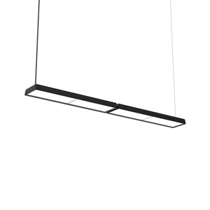 Louis Poulsen LP Slim Lampadario Double 3000K e Dali Nero