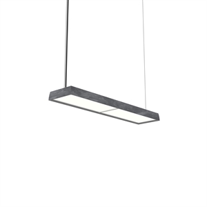 Louis Poulsen LP Slim Lampadario Single 3000K e Dali Dark Raw Alluminio