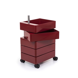 Magis 360 Contenitore 5 Trolley Bordeaux