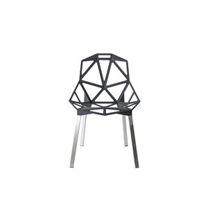 Magis Chair One Sedia da Pranzo A 4 Gambe Anodizzata/ Grigio Antracite