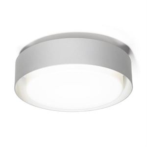 Marset Plaff On Ceiling and Wall Lamp Small Silver