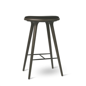 Sgabello da bar Mater High Stool Sirka in Grigio tinto grigio 74 cm