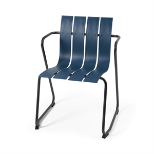 Sedia Mater Ocean, Colore Blu Polvere.