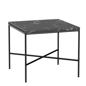 Tavolino da Caffè Fritz Hansen Planner 45x45 cm Antracite/ Nero