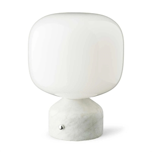 Lampada Portatile Gejst Meemo in Marmo Bianco