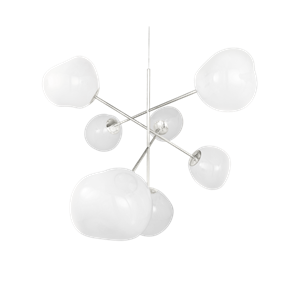 Tom Dixon Lampadario Melt Grande Opale/ Argento