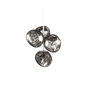 Tom Dixon Melt Lampadario Mini Argento