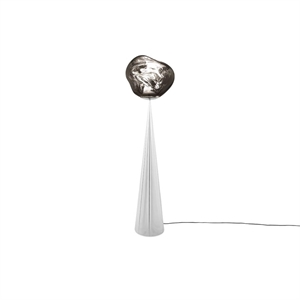 Lampada da Terra Melt Cone Fat Tom Dixon Argento