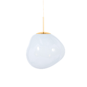 Lampadario Melt Tom Dixon Opale/oro