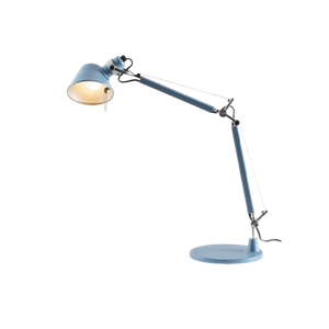 Lampada da Tavolo Artemide Tolomeo Micro Blu Chiaro Opaco