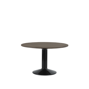 Tavolo da Pranzo Centrale Muuto Ø120 Rovere Oliato Scuro/ Nero