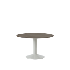 Tavolo da Pranzo Centrale Muuto Ø120 Rovere Oliato Scuro/ Grigio