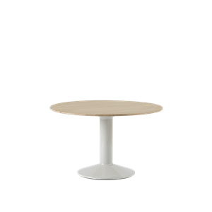 Tavolo da Pranzo Centrale Muuto Ø120 Rovere Oliato/ Grigio