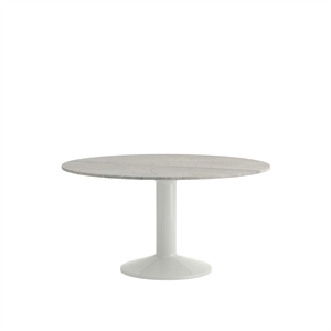 Tavolo da Pranzo Muuto Center Ø140 Marmo Grigio/Grigio
