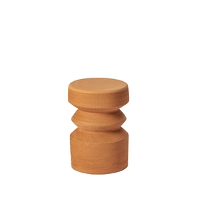 Tavolino Miniforms Milo Ø36 Terracotta