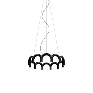 Lampadario Oblure Arch Circle 98 Nero