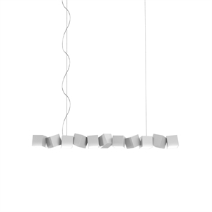 Lampadario Oblure Blockchain 11 Bianco