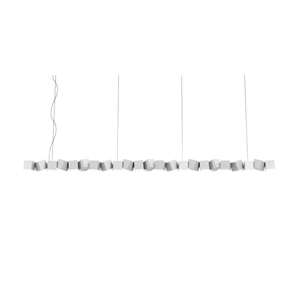 Lampadario Oblure Blockchain 23 Bianco