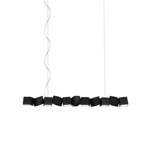Lampadario Oblure Blockchain 11 Nero