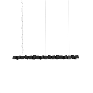 Lampadario Oblure Blockchain 17 Nero