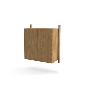 Mazo MOD Modello 13 Sistema di Scaffalature 2x875 Binario + Mobile Rovere