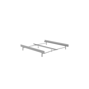 Moebe Bed Struttura Letto 90-180 cm Acciaio Inox
