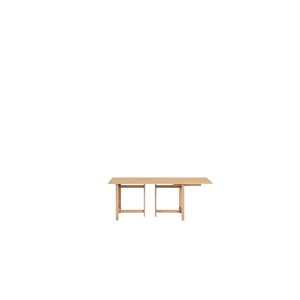 Tavolo da Pranzo Rettangolare MOEBE 160x90 con 1 Prolunga Color Pesca Tenue