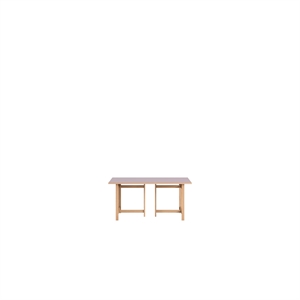 Tavolo da Pranzo Rettangolare MOEBE 160x90 Lilla Tenue