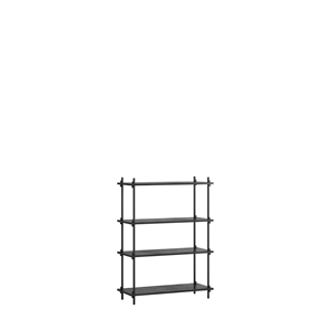 MOEBE S.115.1.A Sistema di Scaffalature Nero/ Nero