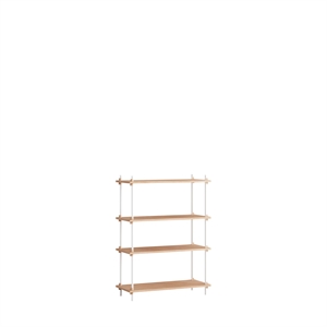 MOEBE S.115.1.A Sistema di Scaffalature Rovere/ Bianco