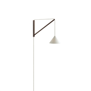 Applique Sospesa MOEBE Rovere Fumé/ Bianco