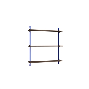 Mensola da Parete Standard Moebe in Rovere Affumicato/blu Intenso