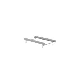 Moebe Bed Struttura Letto 90 cm Acciaio Inox