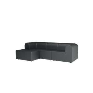 Divano Montana Paradigm A 3 Posti con Pouf Sinistro H166-Hallingdal166