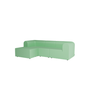 Divano Montana Paradigm A 3 Posti con Pouf Sinistro HE0912-Hero912