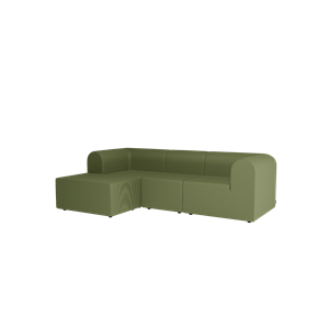 Divano Montana Paradigm A 3 Posti con Pouf Sinistro N68303-Nobel68303