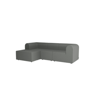 Divano Montana Paradigm A 3 Posti con Pouf Sinistro R123-Remix123