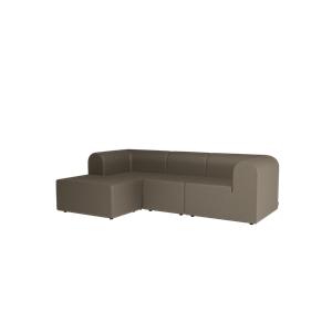 Divano Montana Paradigm A 3 Posti con Pouf A Sinistra RW218-ReWool218
