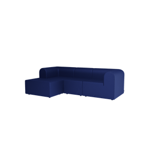 Divano Montana Paradigm A 3 Posti con Pouf Sinistro SA771-Sabi771