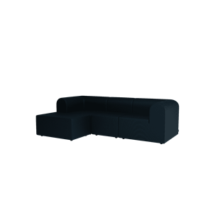 Divano Montana Paradigm A 3 Posti con Pouf Sinistro SA791-Sabi791