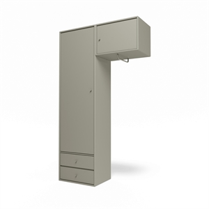 Armadio Montana Selection Attire II con asta appendiabiti 144-Fennel