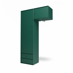 Armadio Montana Selection Attire II con Asta Appendiabiti 136-Pino