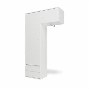 Armadio Montana Selection Attire II con Asta Appendiabiti 01-Bianco