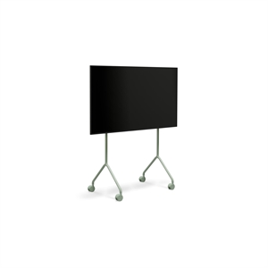 Mobile Porta TV con Piedistallo Moon Light, Colore Verde Muschio.
