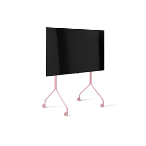 Supporto TV Alto A Forma Moon con Piedistallo, Bubble Gum