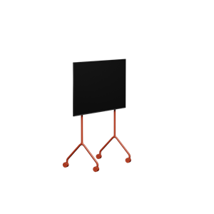 Pedestal Moon Light Supporto TV Rosso Ardente